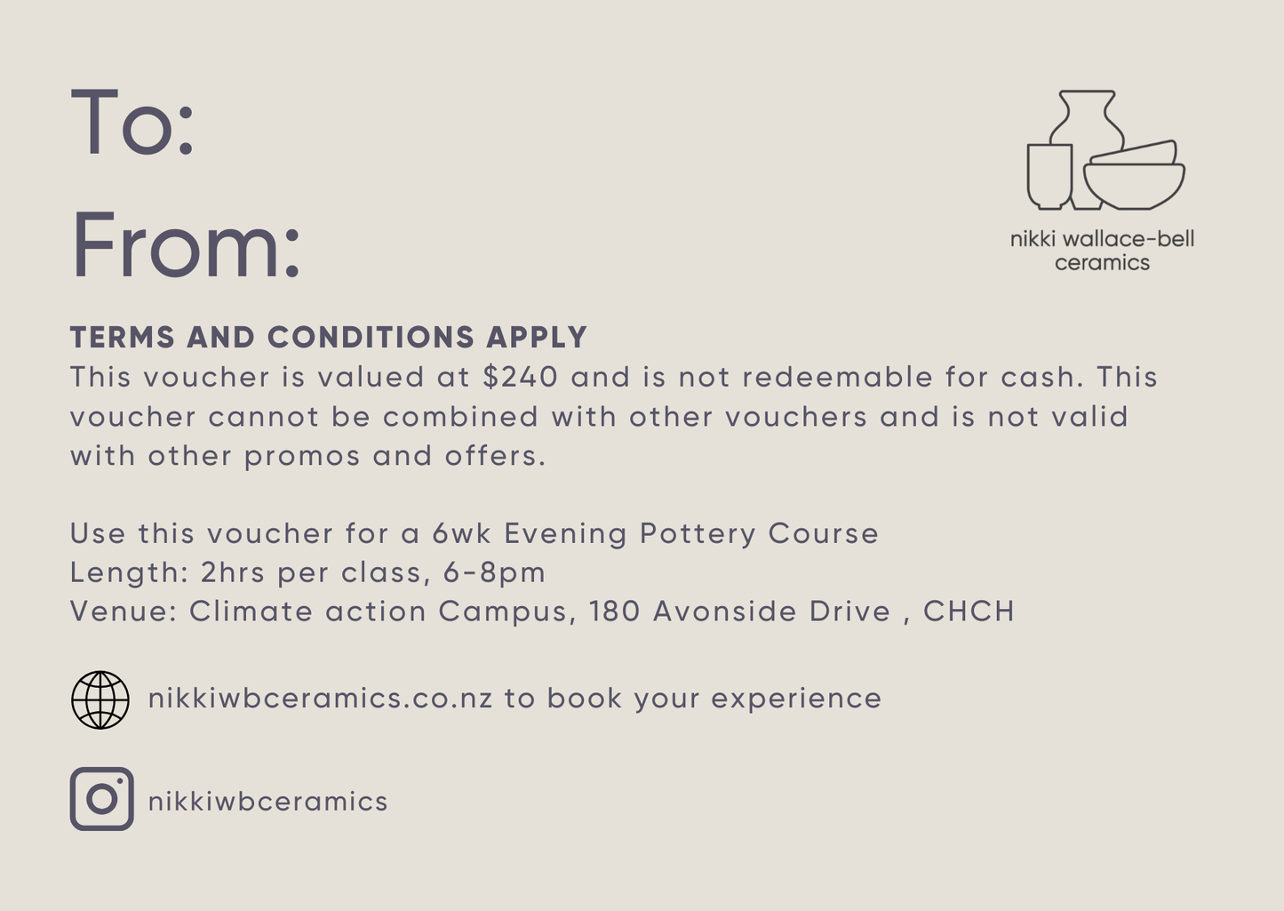 Evening Course Voucher