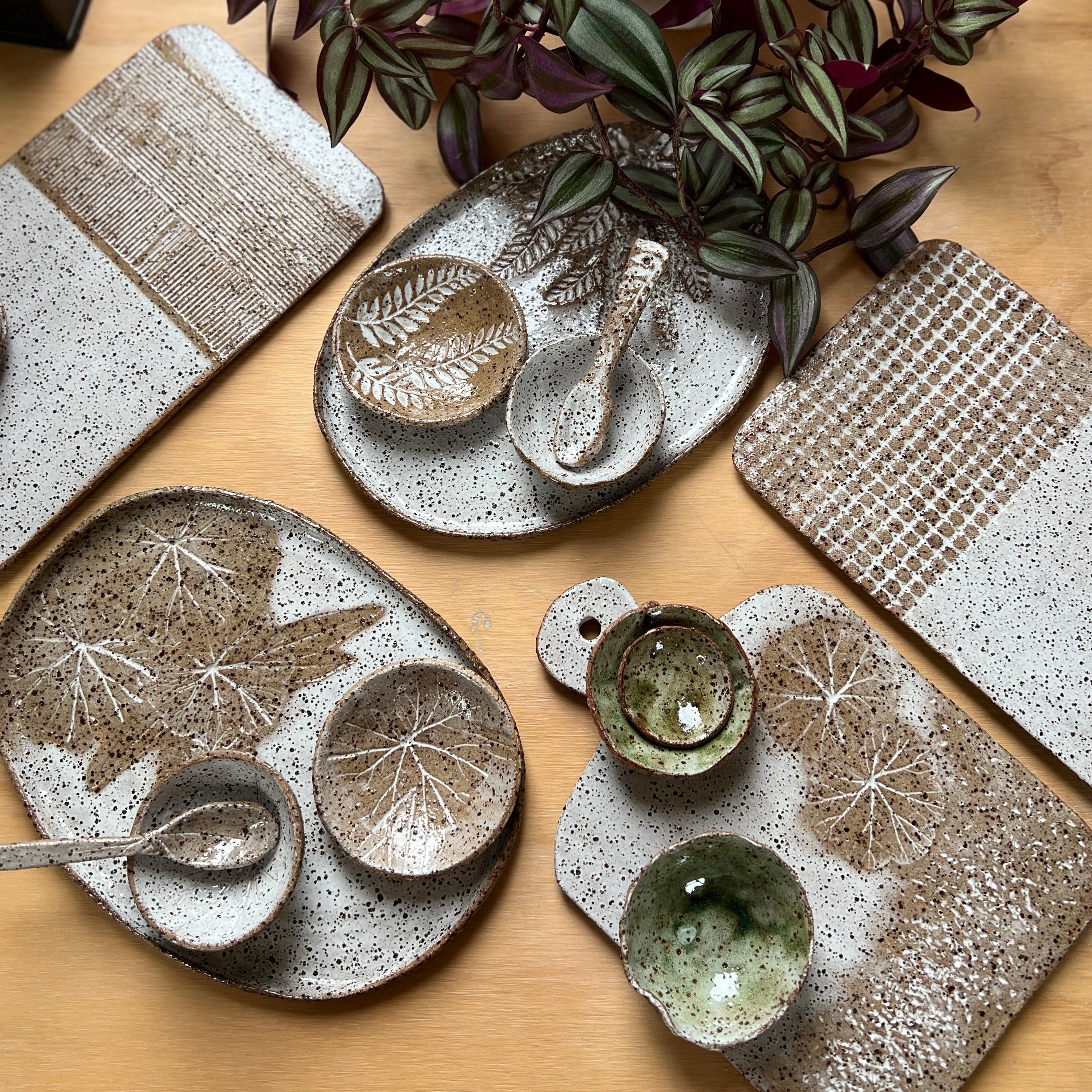 Platter/plate and small dishes - 16 March – nikki wallace-bell ceramics