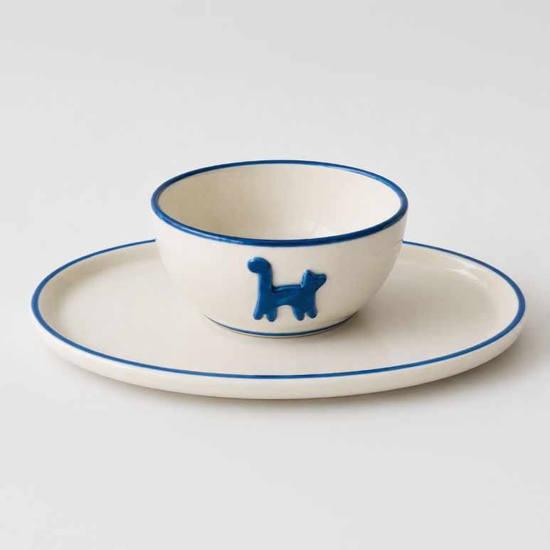 Blue and white breakfast set - Sun 23 Aug/26