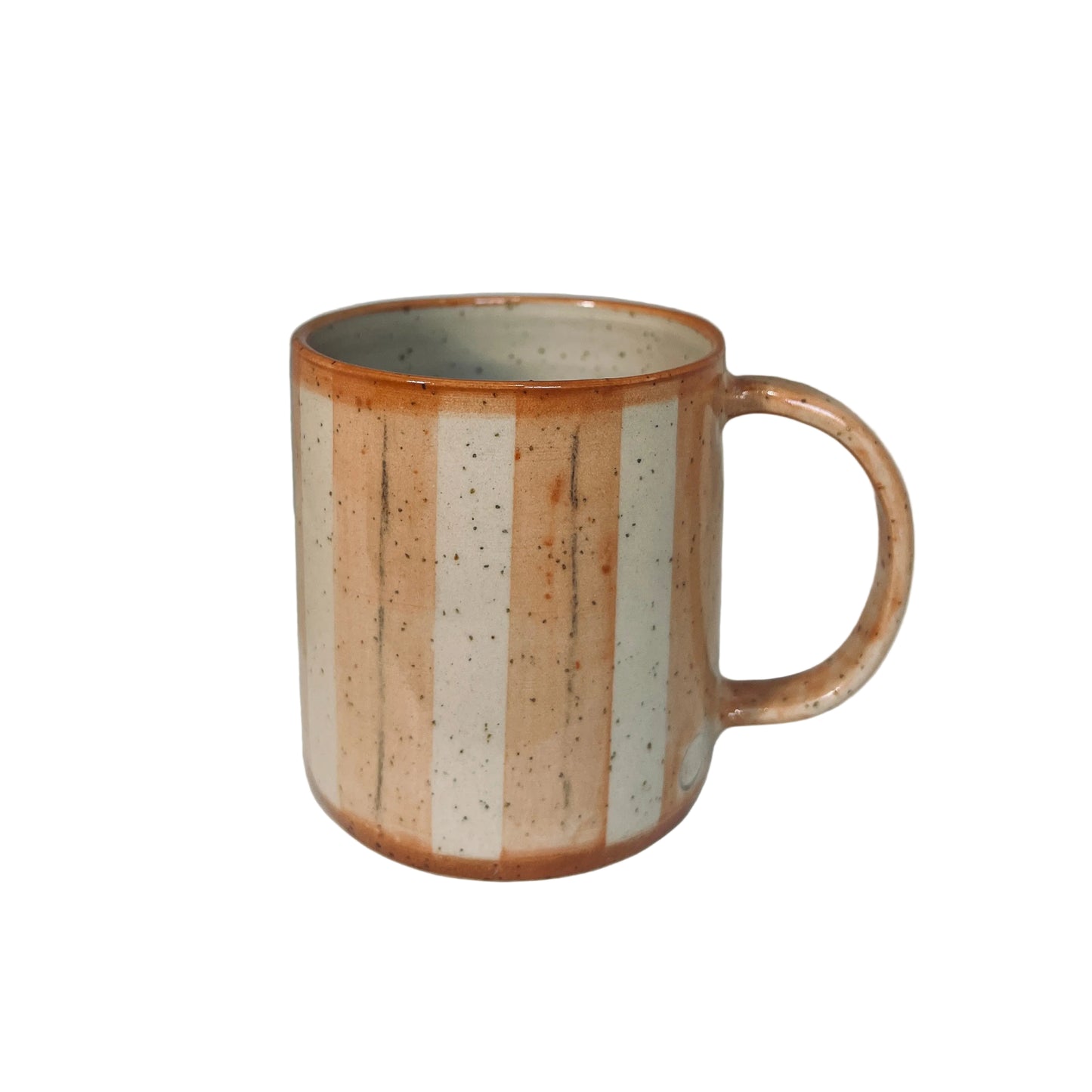Striped Stoneware Mug