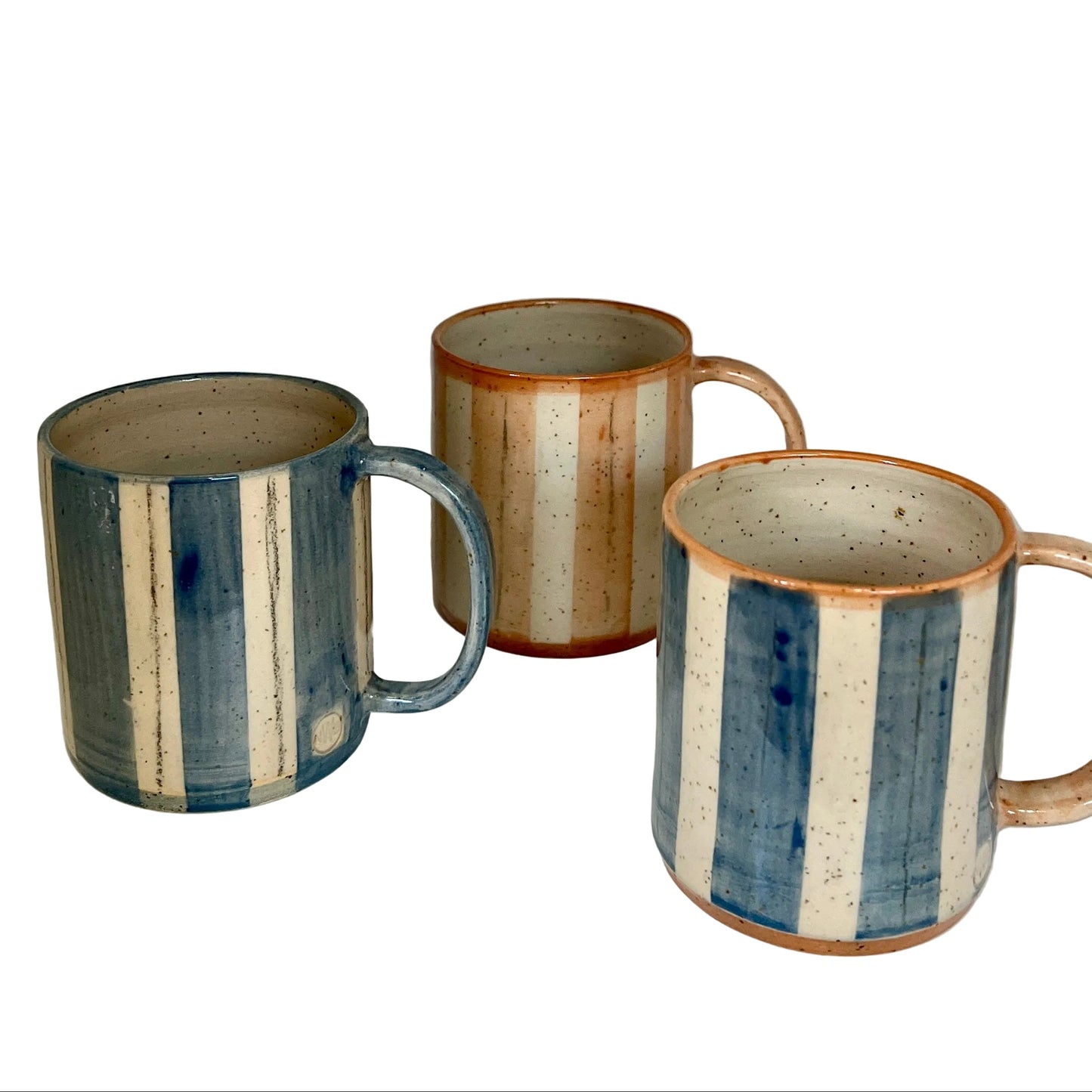 Striped Stoneware Mug