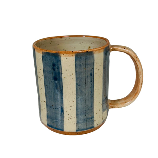 Striped Stoneware Mug