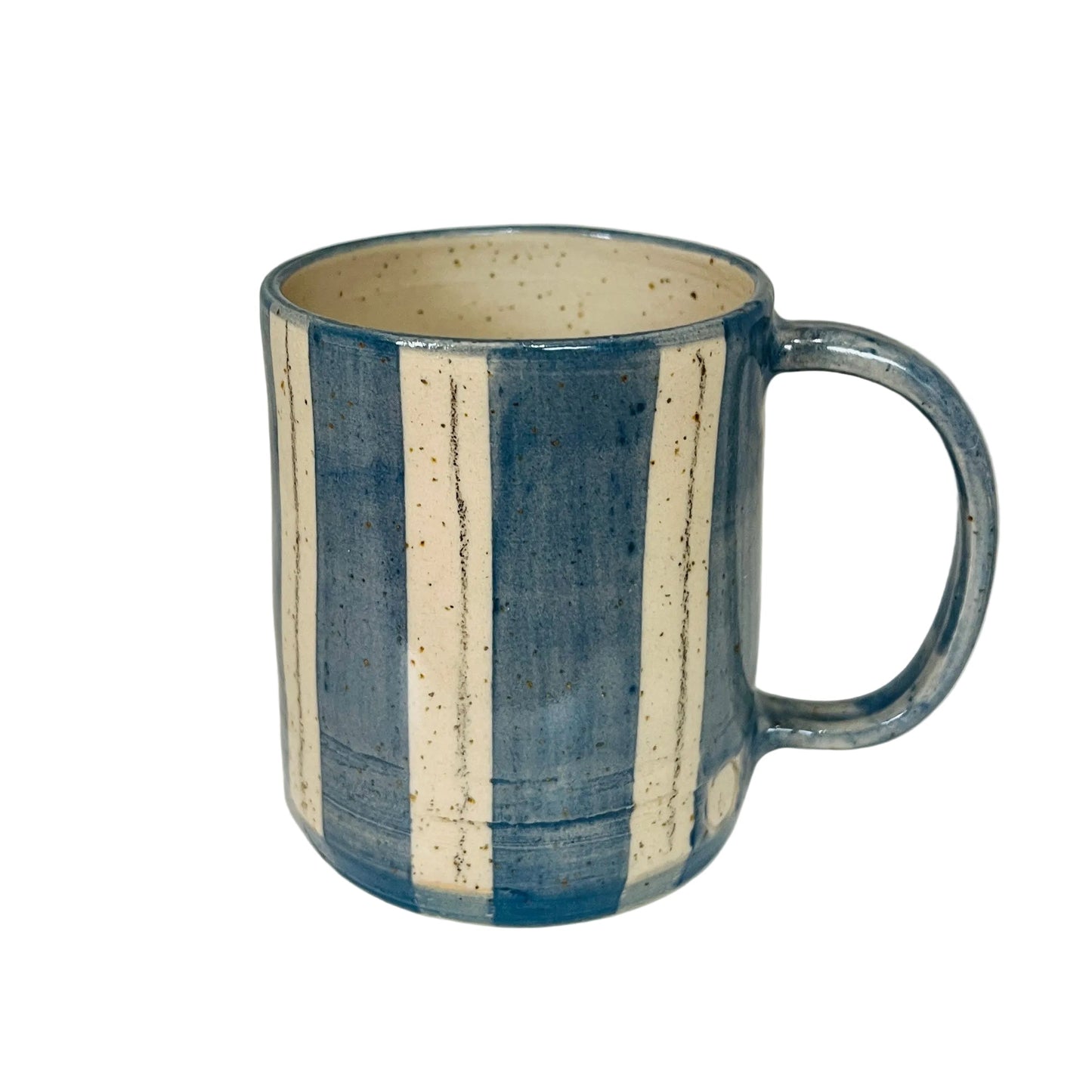 Striped Stoneware Mug