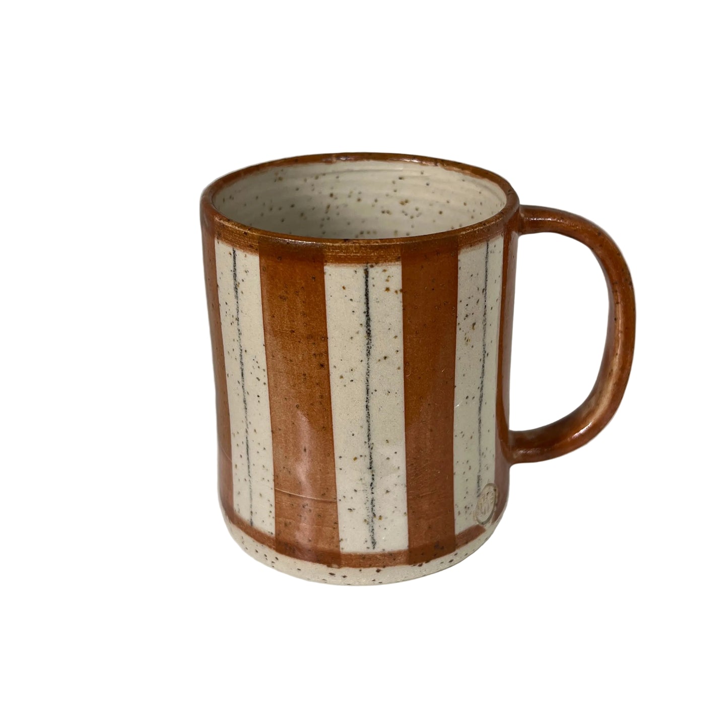 Striped Stoneware Mug (to above base)
