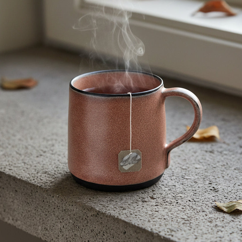 Black Clay Stoneware Mug