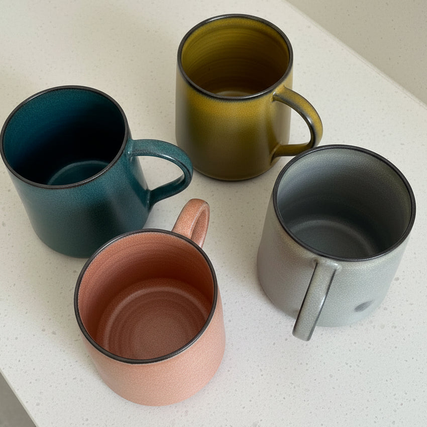 Black Clay Stoneware Mug