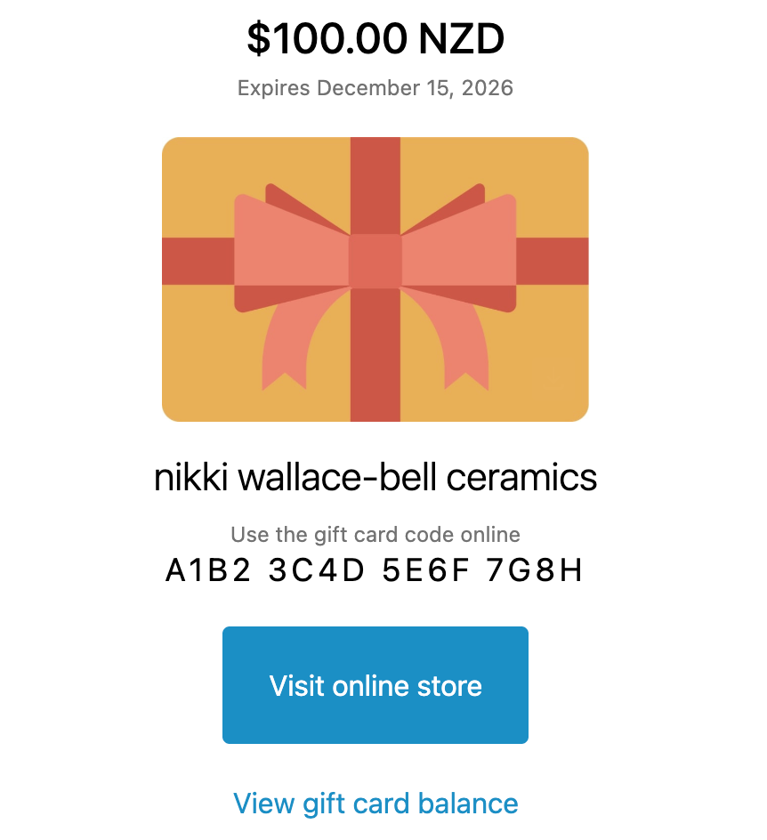 Evening Course Gift Card